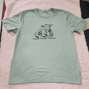 Bella Canvas UniSex Large Crew Neck T-Shirt Poly Cotton Short Sleeve Casual